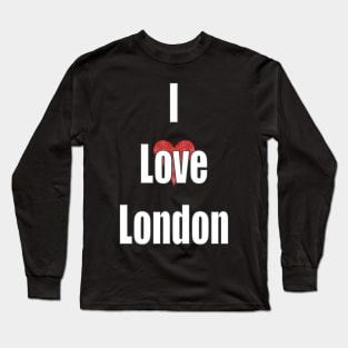 I Love London - United Kingdom Long Sleeve T-Shirt